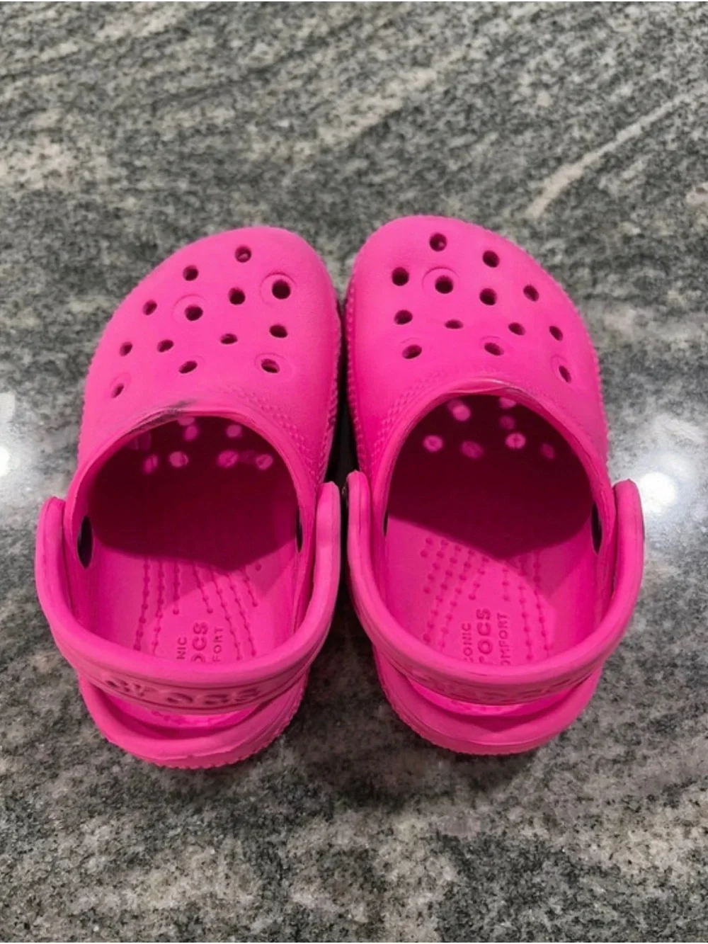 Kids Bright Pink Crocs